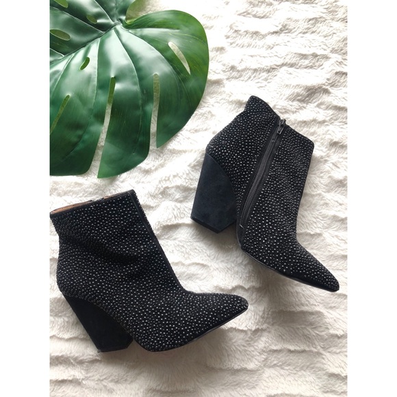 Jeffrey Campbell Shoes - Jeffrey Campbell Beaded Chunky Heel Bootie